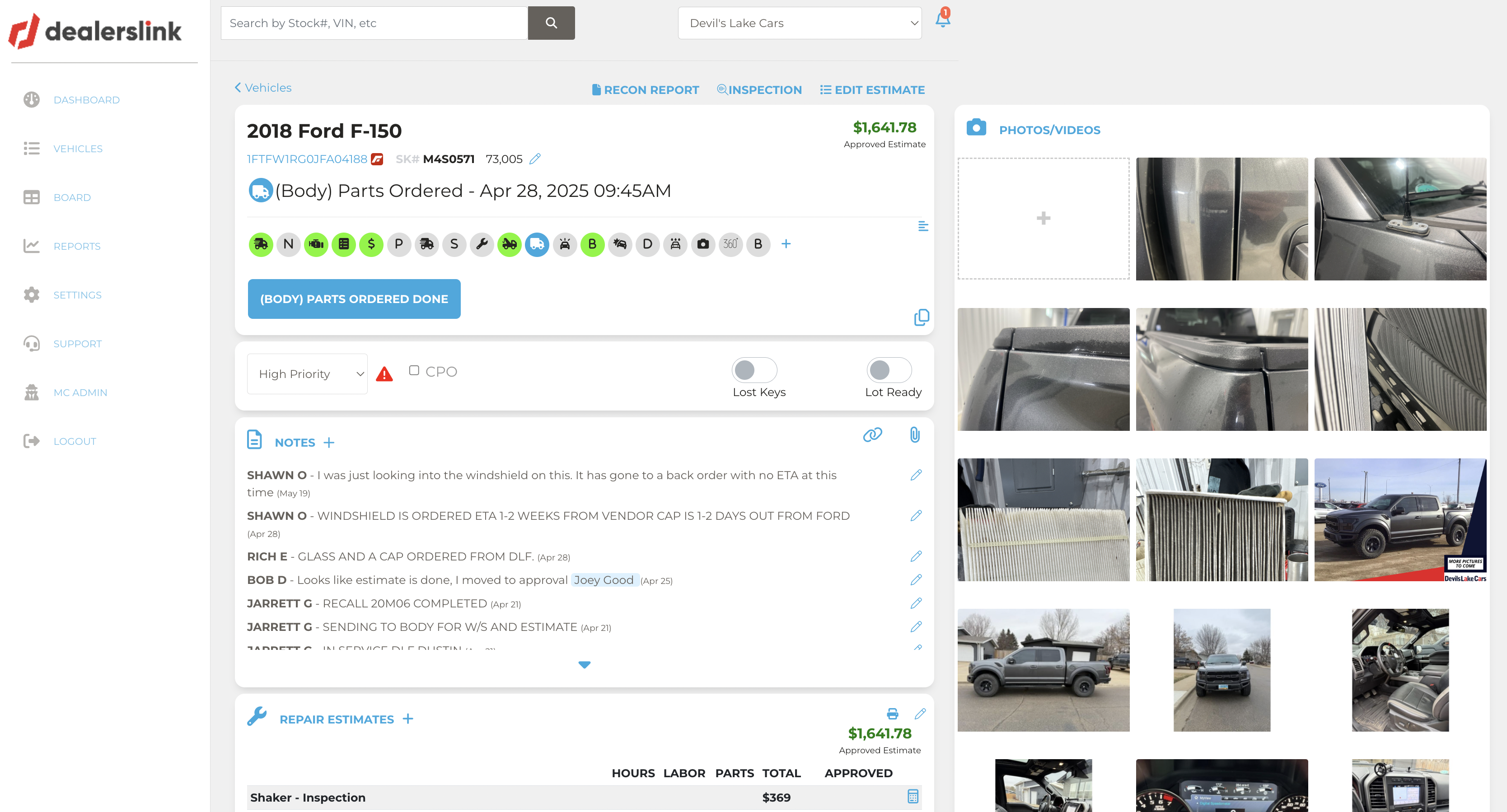 car reconditioning software